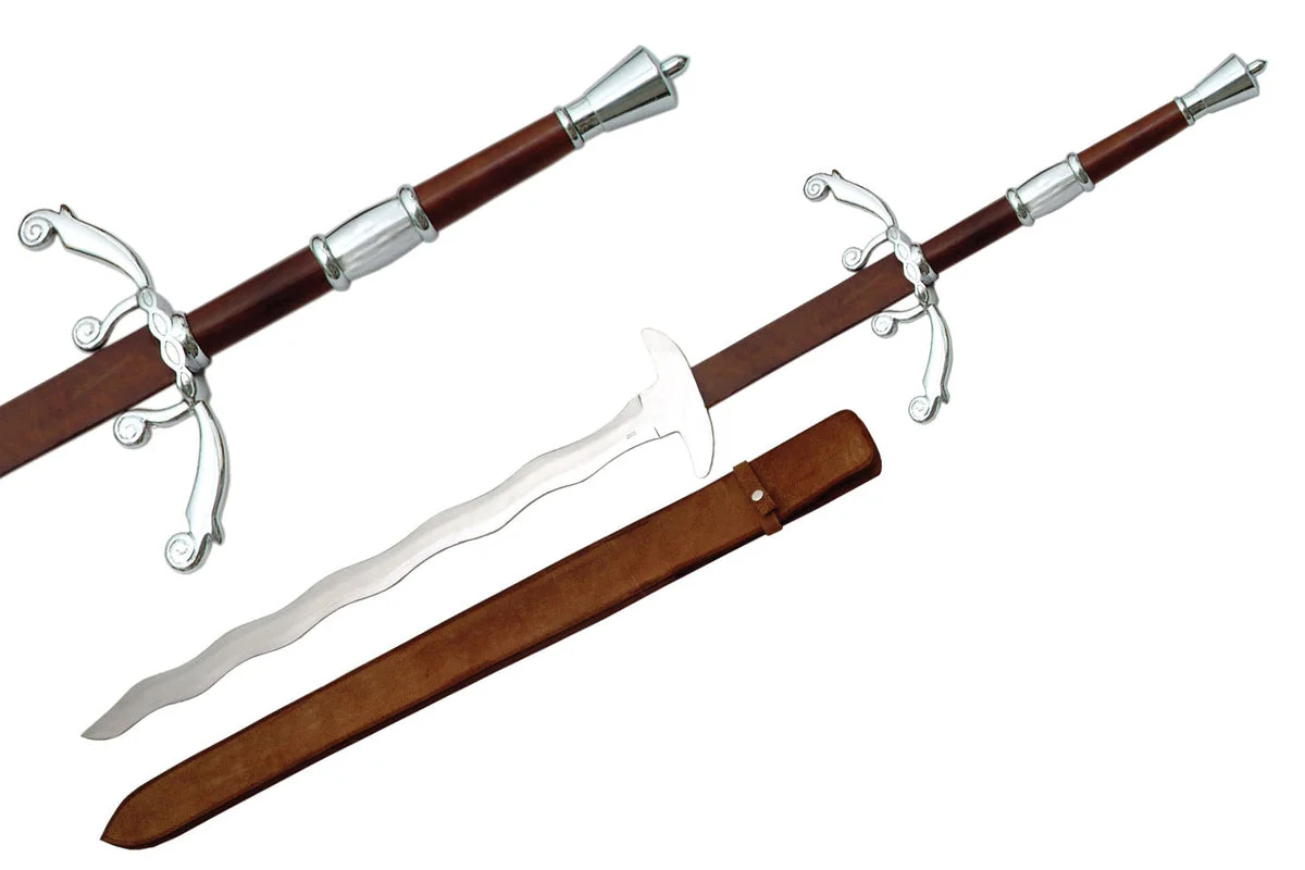51″ Flamberge Medieval Sword
