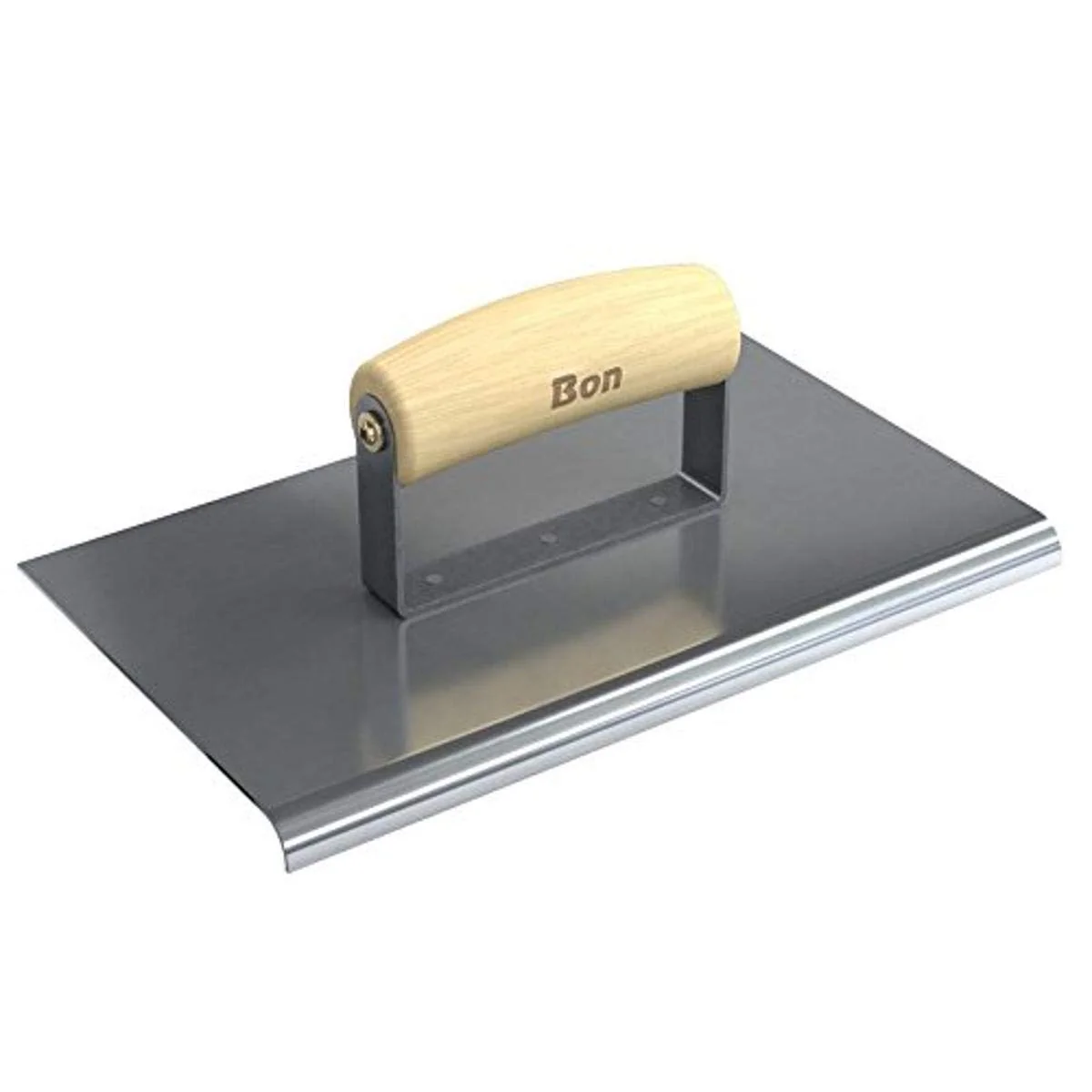 Bon 12-462 Edger – Stainless Steel 10-in. X 6-in. – 3/8-in. Radius X 1/2-in. Lip Wood Handle