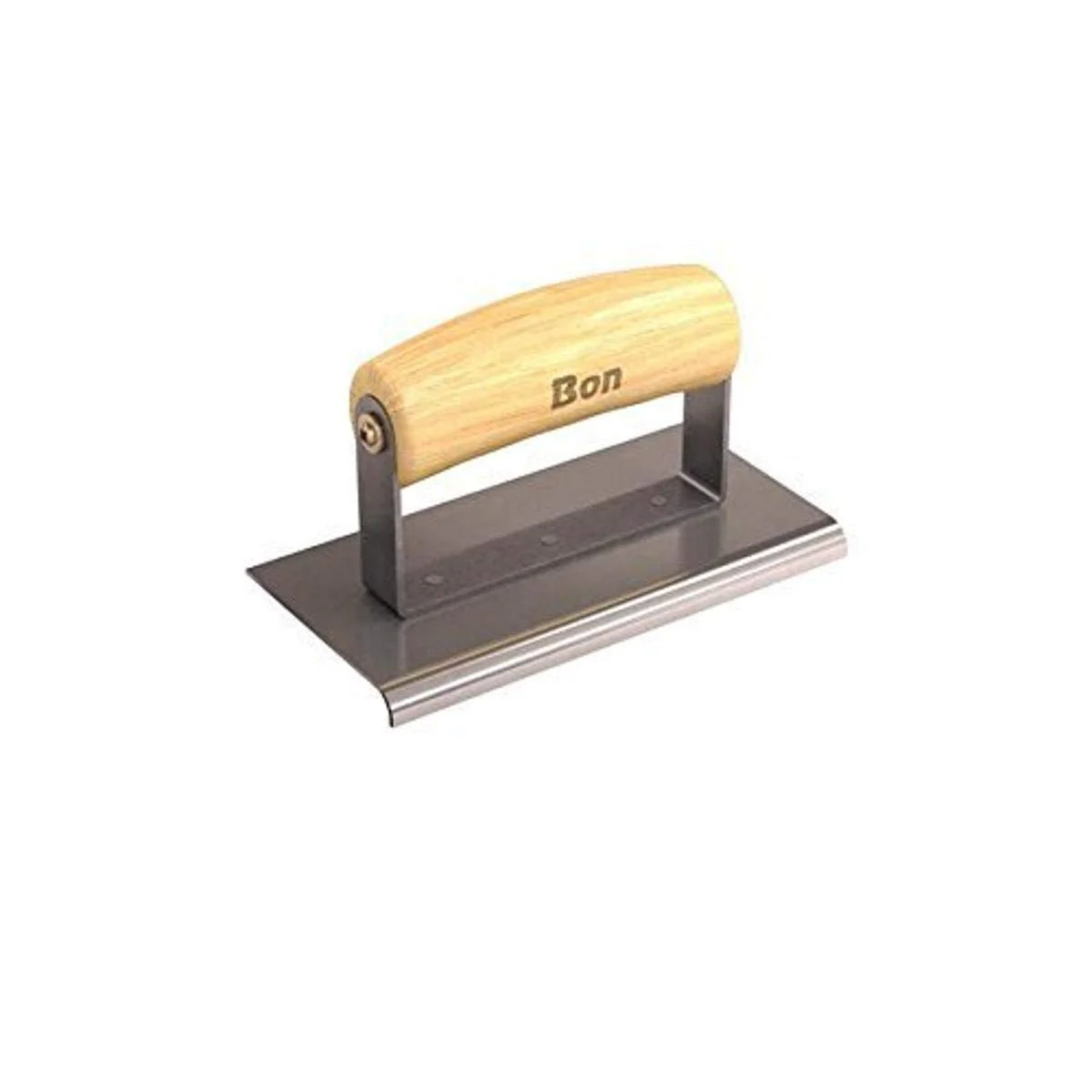Bon 12-438 Edger – Stainless Steel 6-in. X 3-in. – 1/4-in. Radius X 3/8-in. Lip Wood Handle