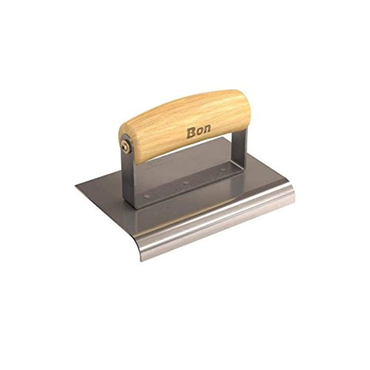Bon 12-440 Edger – Stainless Steel 6-in. X 4-in. – 1/2-in. Radius X 5/8-in. Lip Wood Handle