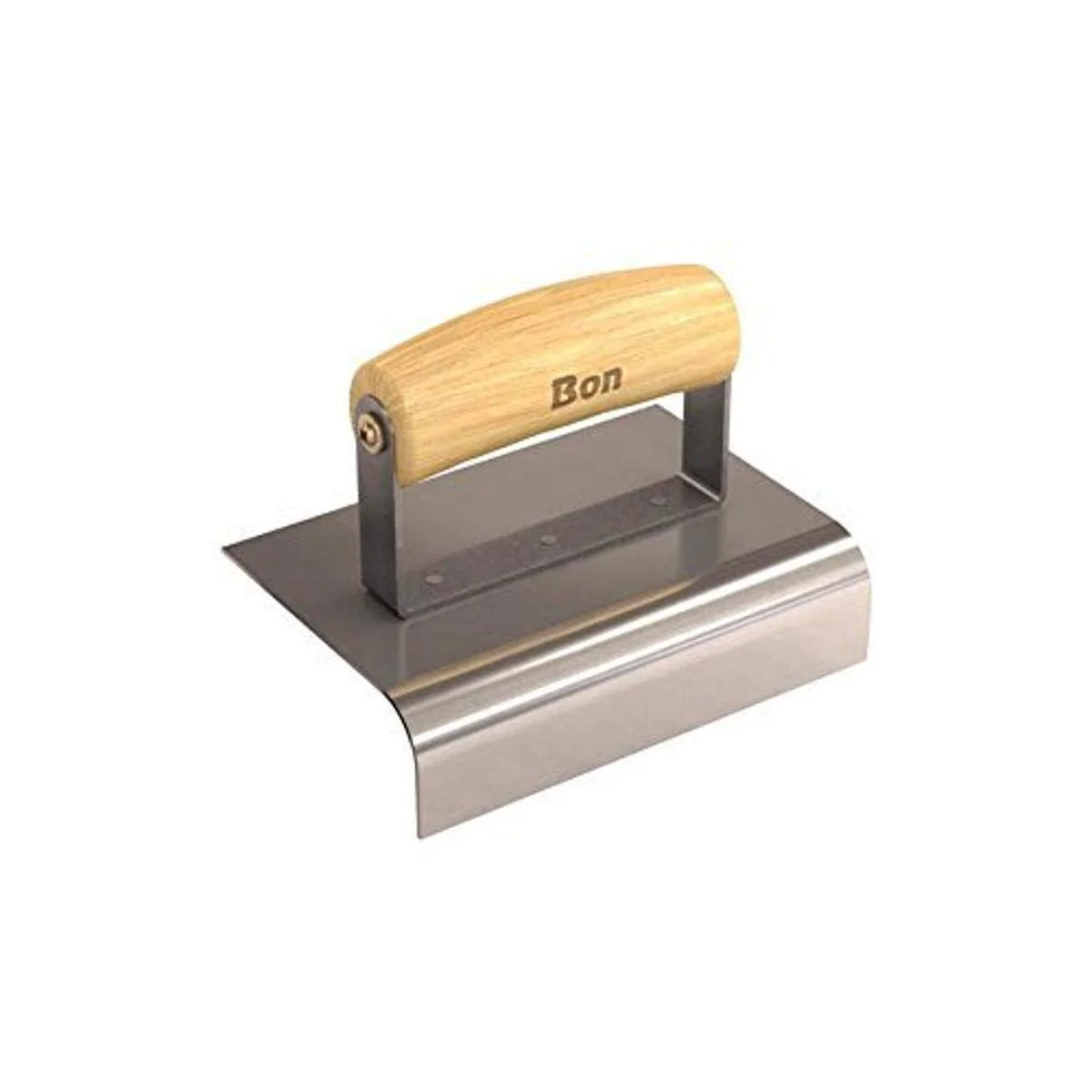 Bon 12-447 Edger – Stainless Steel 6-in. X 4-in. – 3/4-in. Radius X 1 1/2-in. Lip Wood Handle