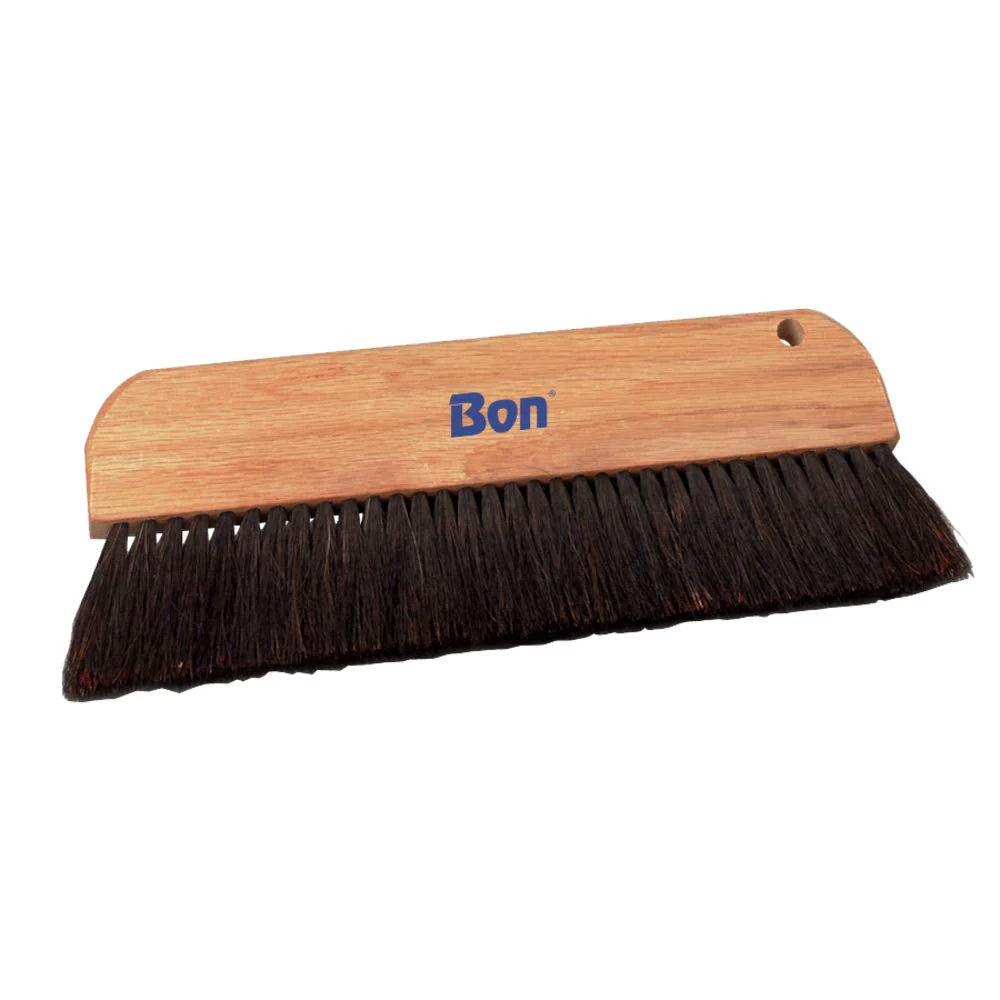 Bon 12-326 Curb & Step Brush – Soft Horsehair 12-in.
