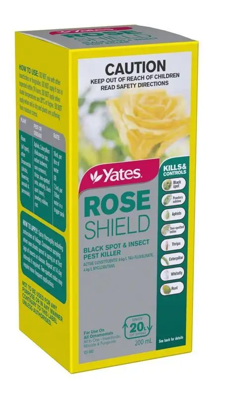 Yates Rose Shield Black Spot & Insect Pest Killer 200ml