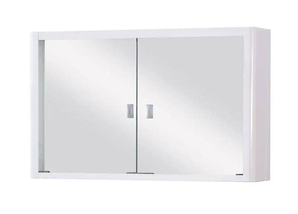 Cartia Metal Mirror Cabinet White 610mm