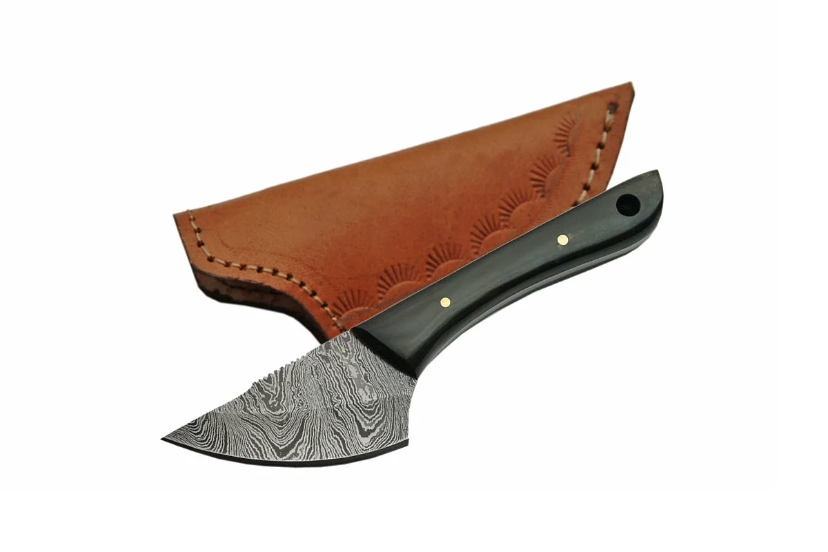 6.25″ Small Damascus Skinning Knife