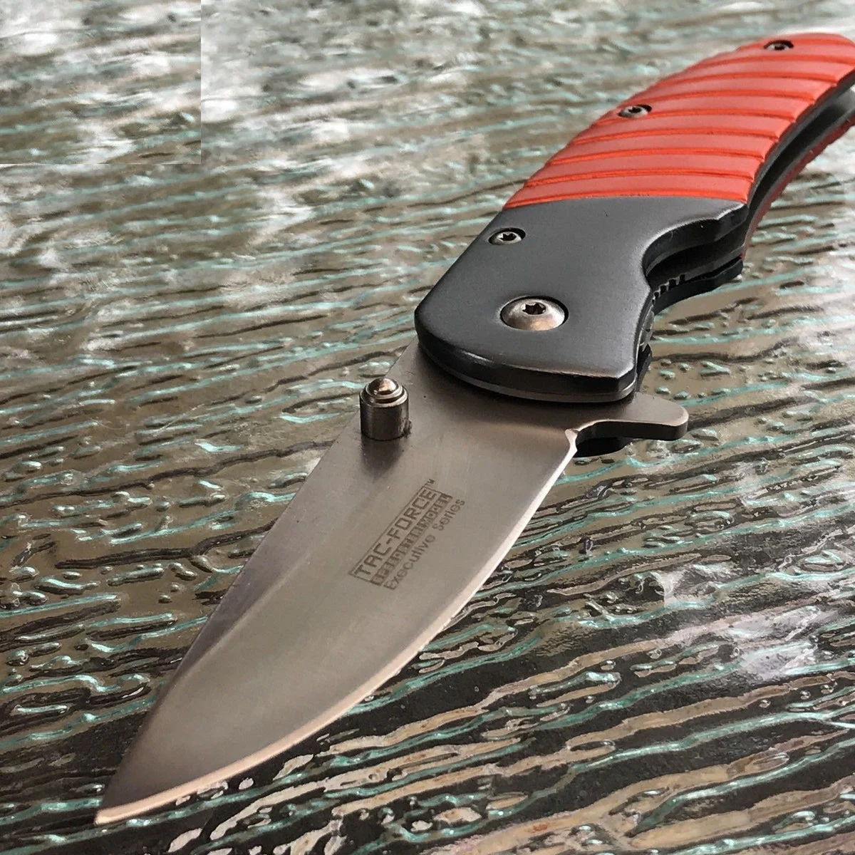 6″ Tac Force Speedster Model Orange Tactical Folding Pocket Knife