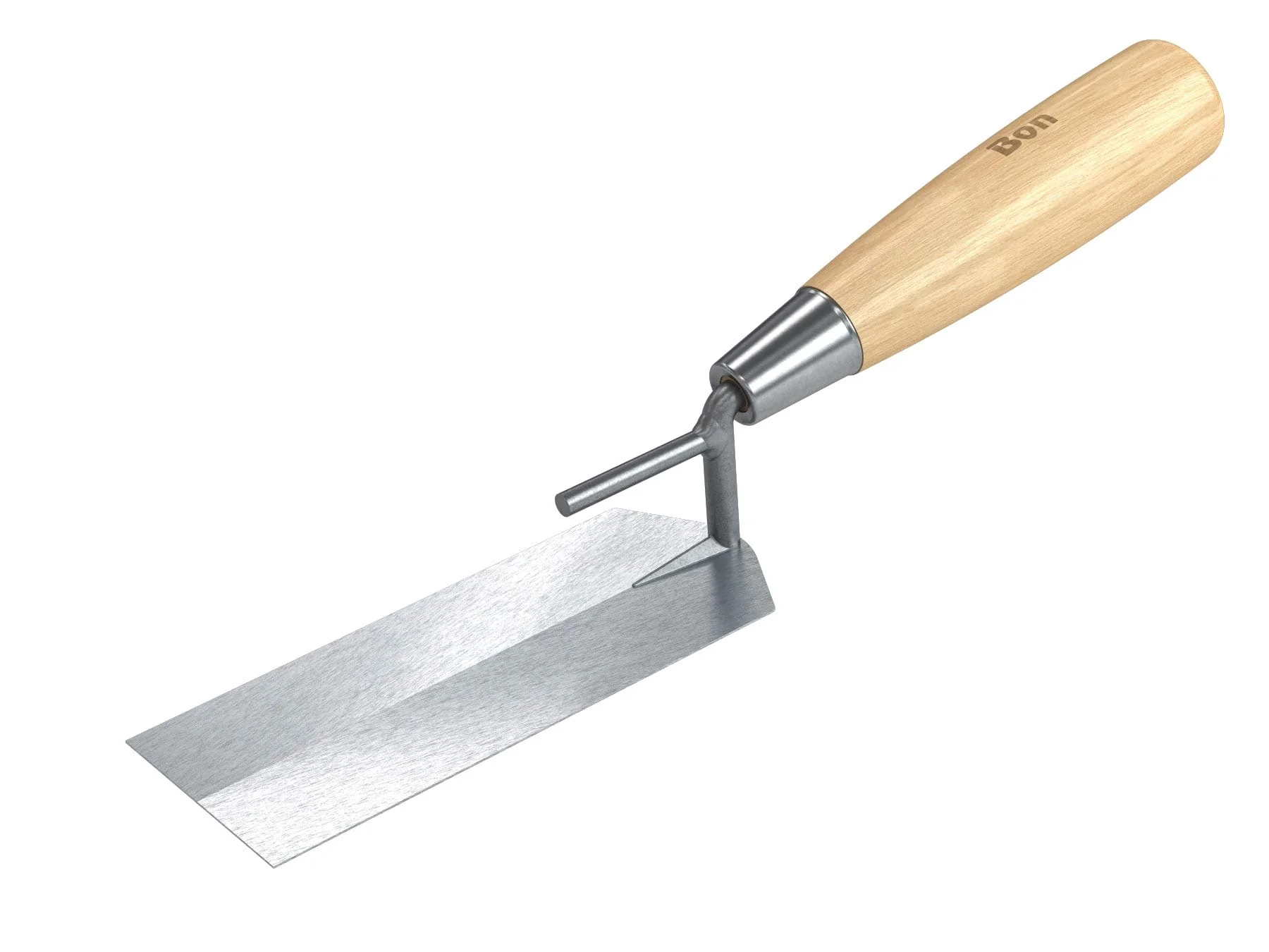 Bon 14-456 Margin Trowel – Bucket Carbon Steel 5-in. X 2-in. Wood Handle