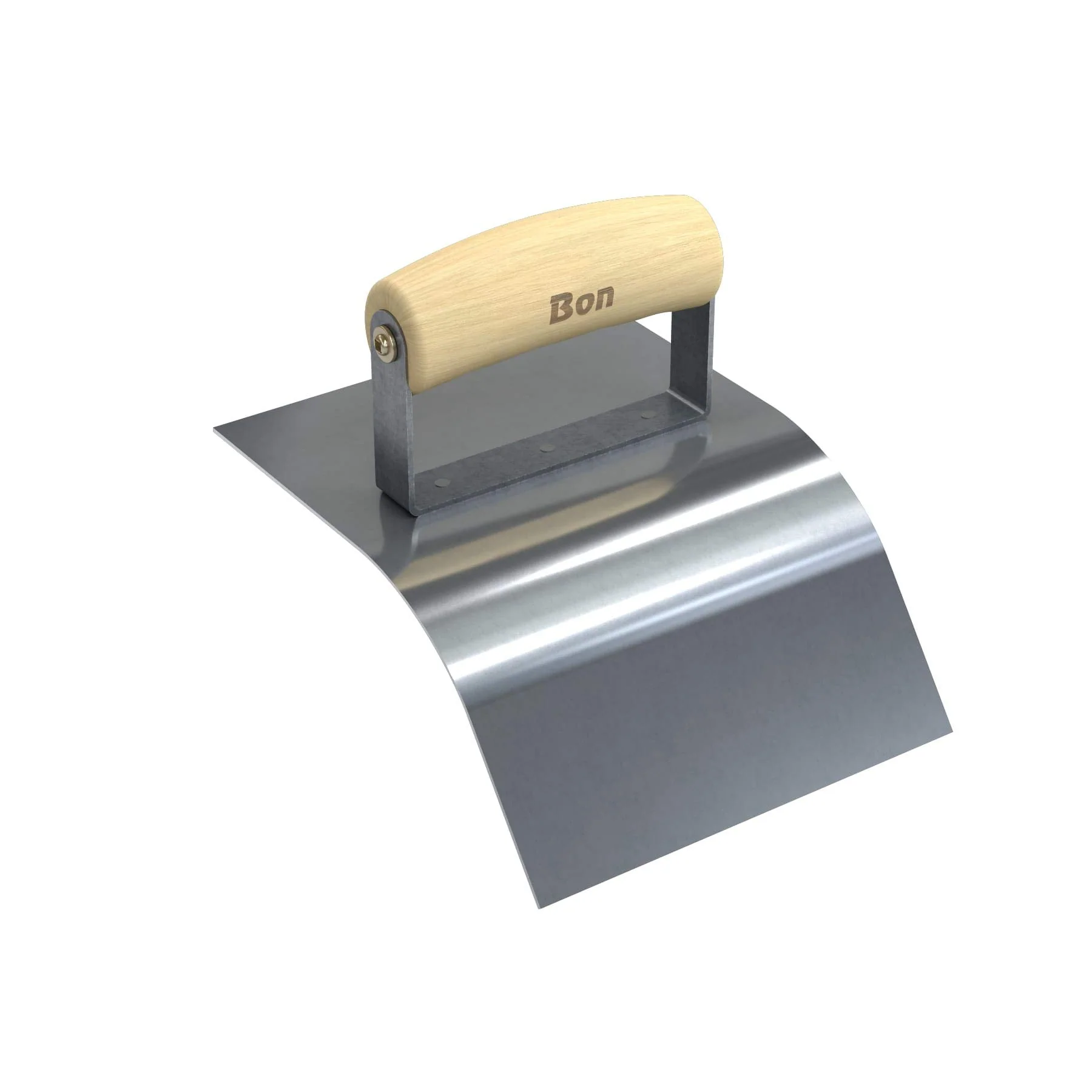 Bon 12-414 Curb Tool – 6-in. X 5-in. – 3-in. Radius Wood Handle