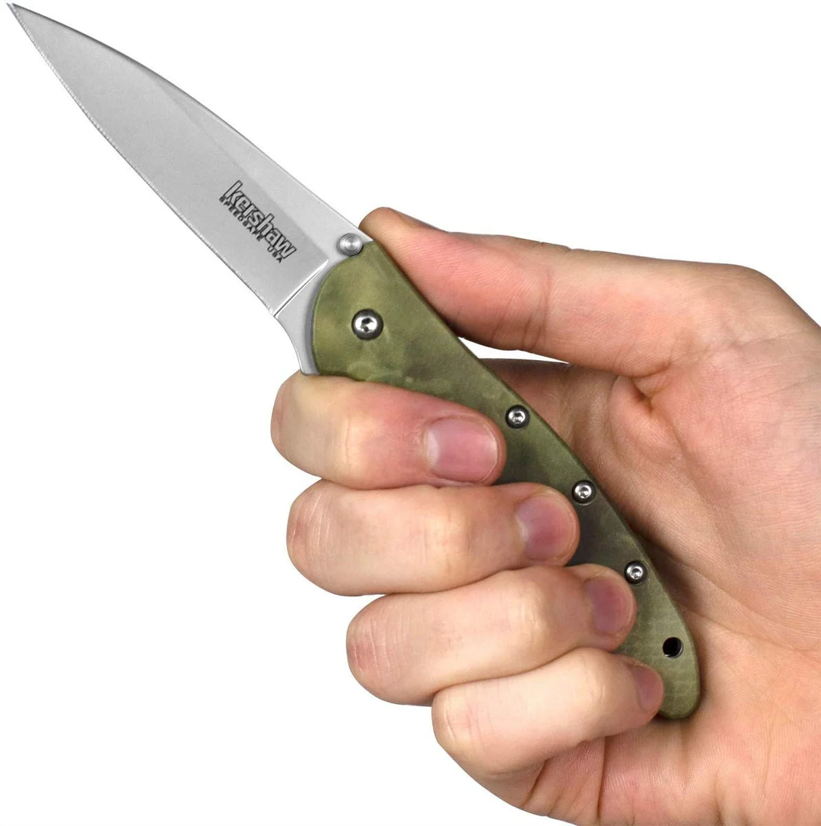 7.0″ Assisted Kershaw Leek Tactical Camo Pocket Knife 1660CAMO