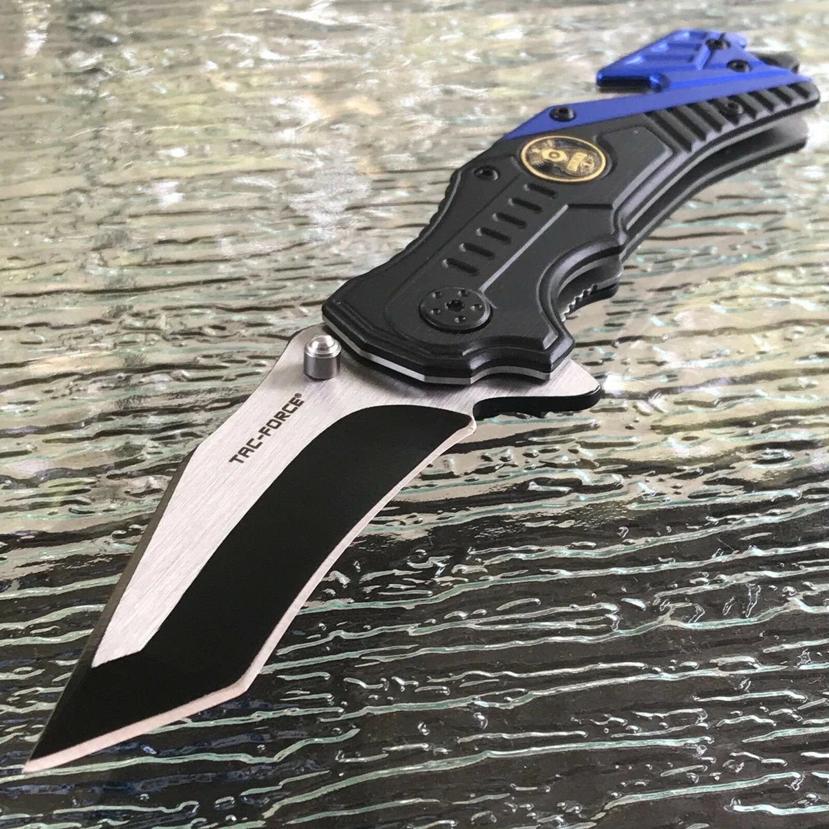 7.5″ Police Rescue Tanto Blade Tactical Assisted Pocket Knife