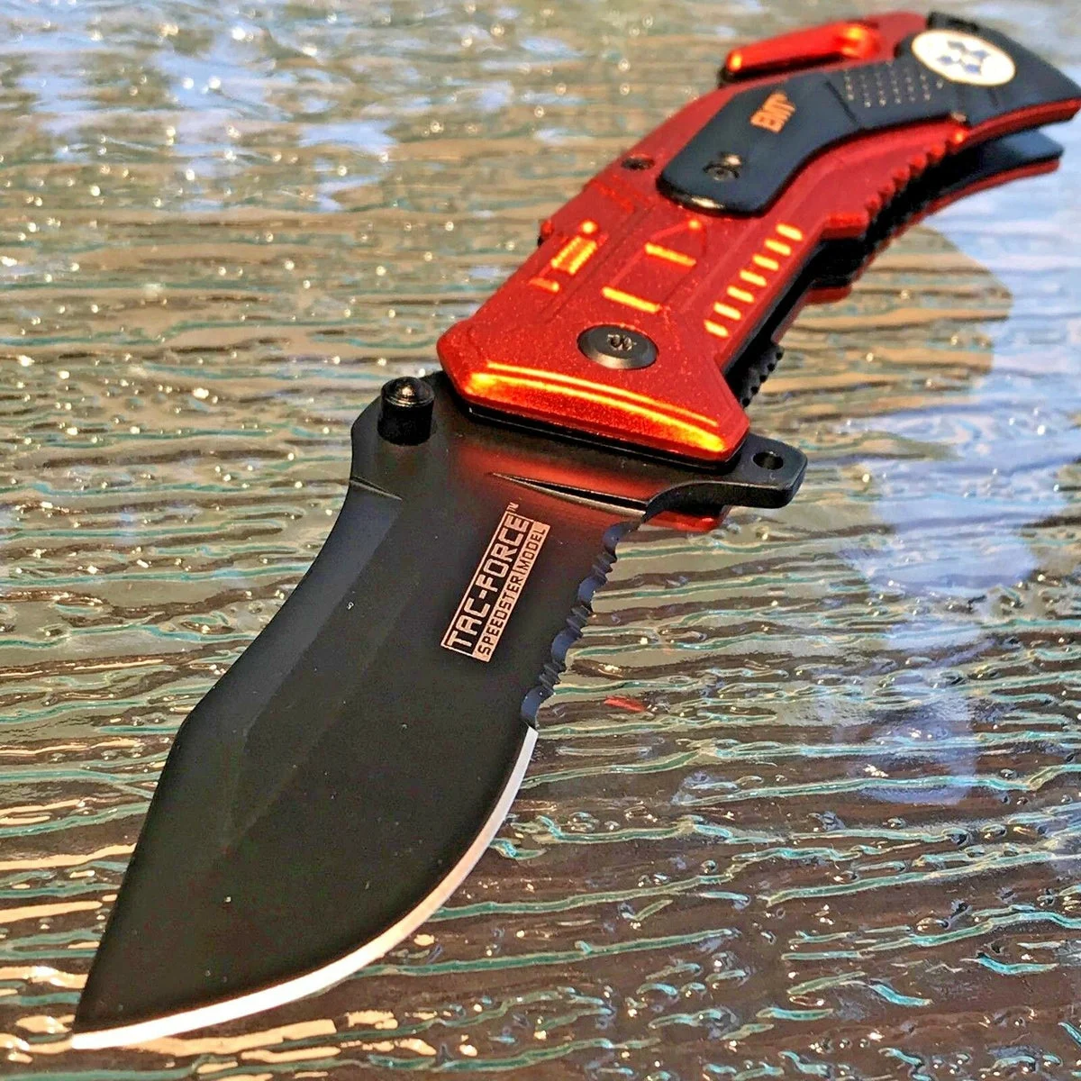 7.5″ Tac Force Spring Assisted EMT EMS Rescue Folding Pocket Knife