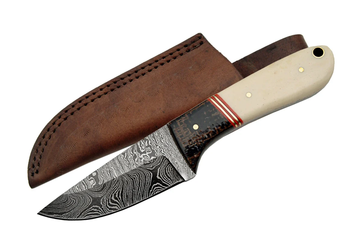 7″ Micarta Handmade Damascus Steel Knife