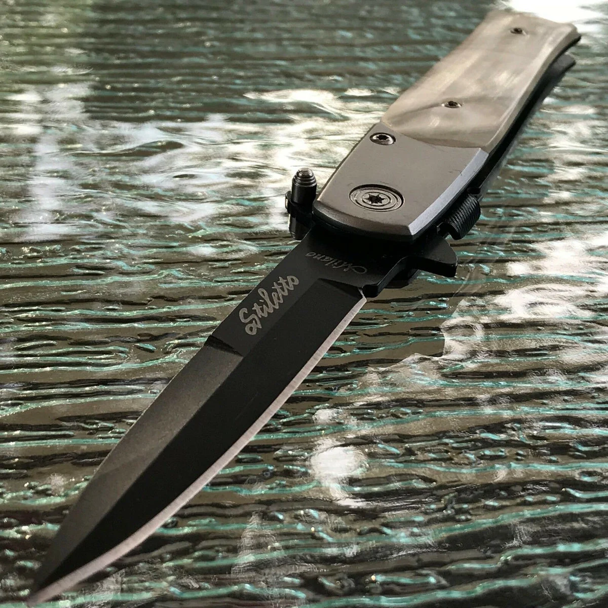 7″ Tac Force Pearl Handle Assisted Folding Pocket Knife TF-438PB