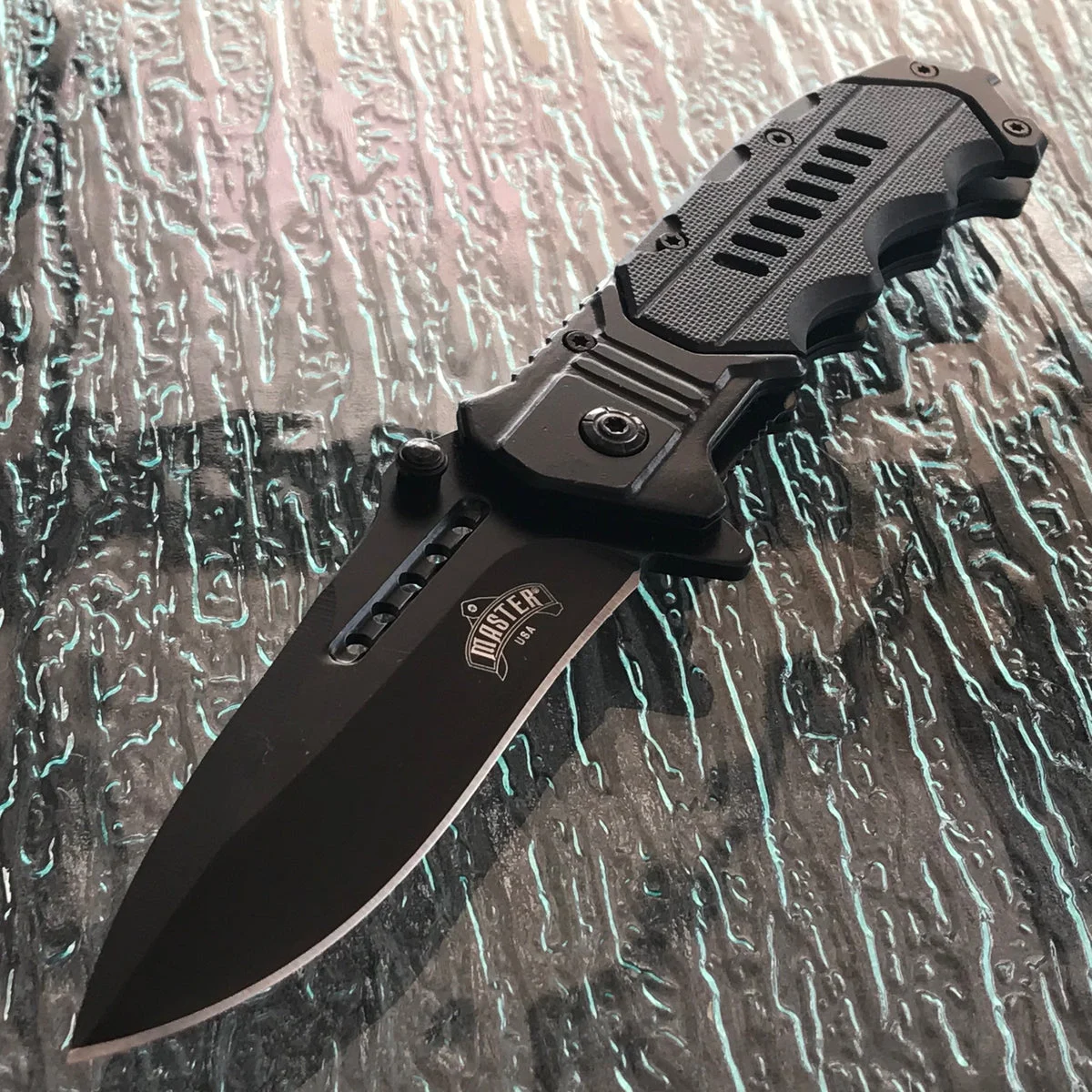 8.0″ Master USA Assisted Open Tactical Pocket Knife MUA041BK