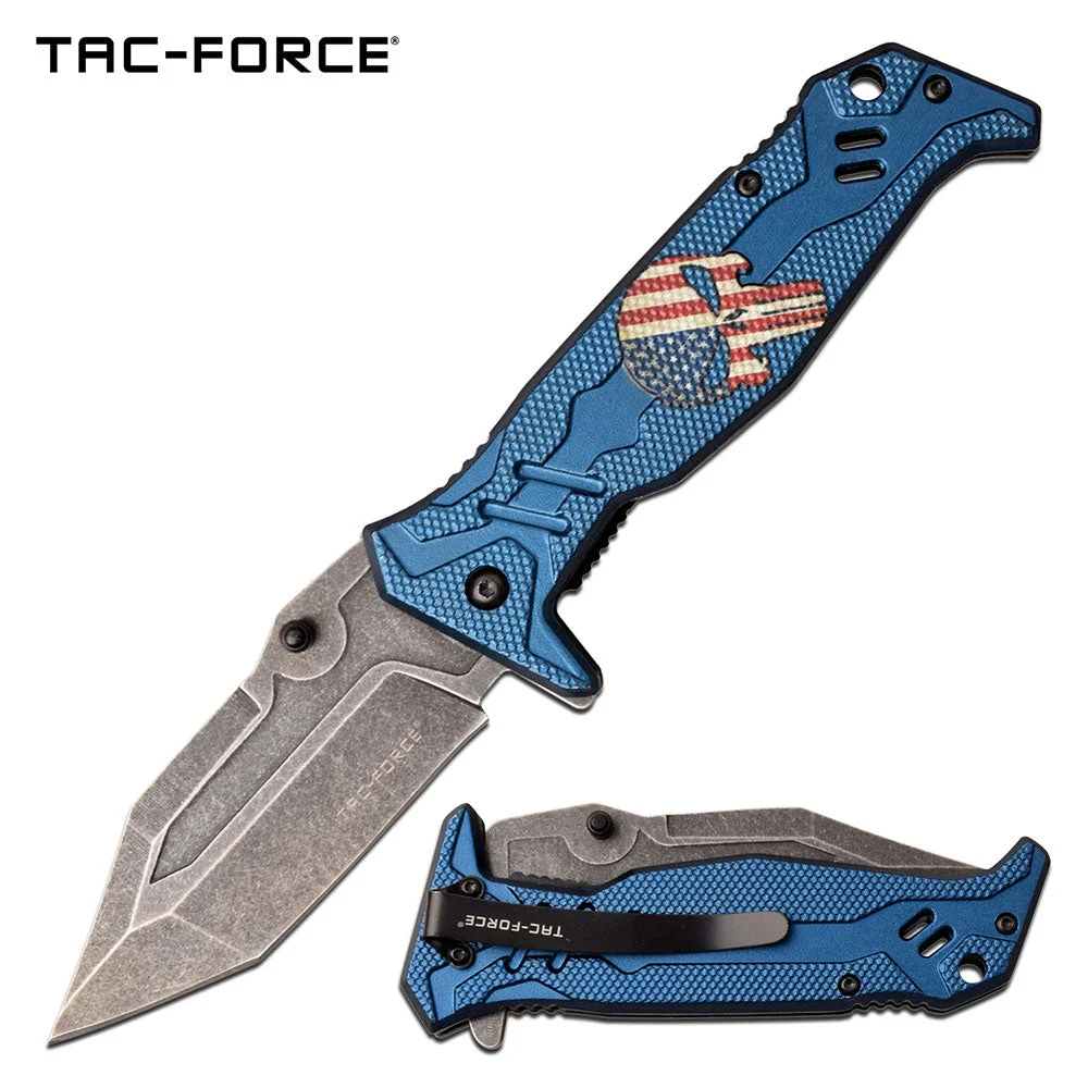 8.25″ Tac Force Speedster Model Assisted Folding Knife TF-1025BL