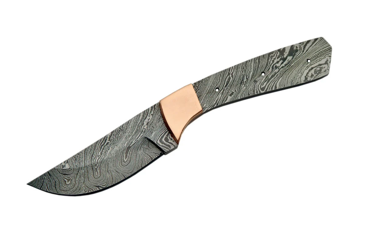 8.5″ Handmade Damascus Skinning Blank