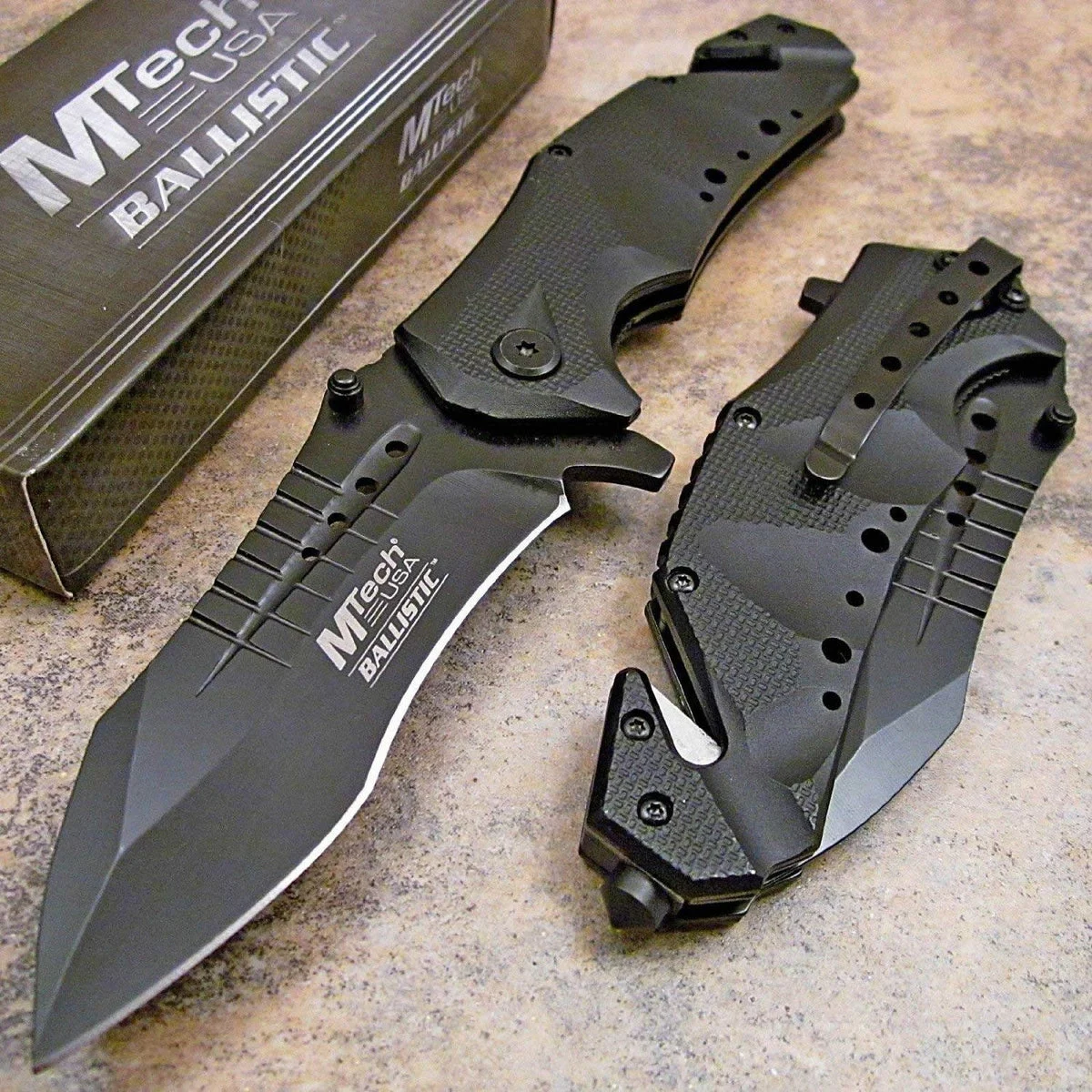 8.75″ MTech USA Ballistic MT-A845BK Pocket Knife