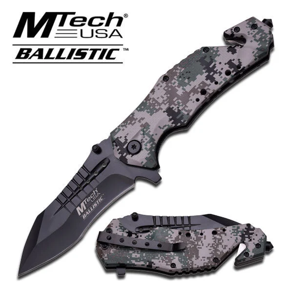 8.75″ MTech USA Ballistic MT-A845DG Digital Camo Tactical Knife