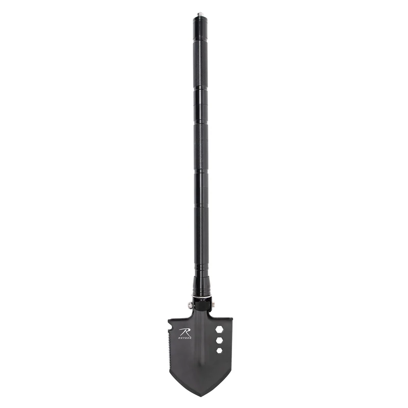 8-in-1 Multi-Tool Survival Shovel / Portable Camping Entrenching Tool – Stainless Steel