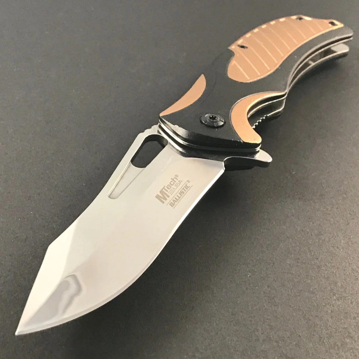 8″ Mtech USA Spring Assisted Tactical Folding Pocket Knife MTA942CE