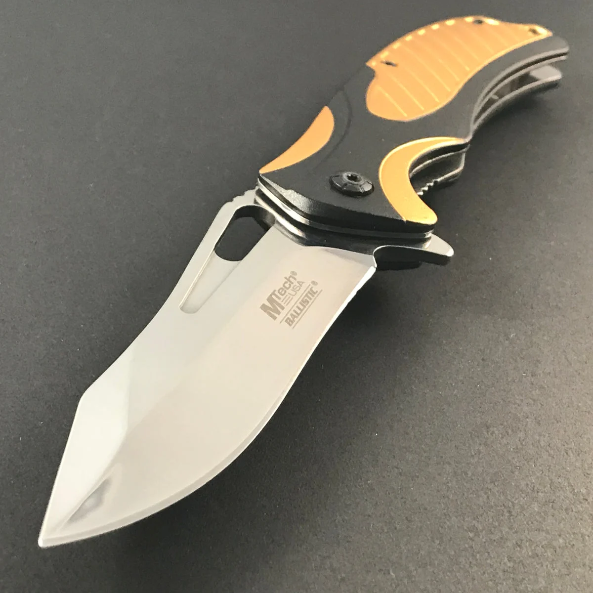 8″ Mtech USA Spring Assisted Tactical Pocket Knife MTA942GD