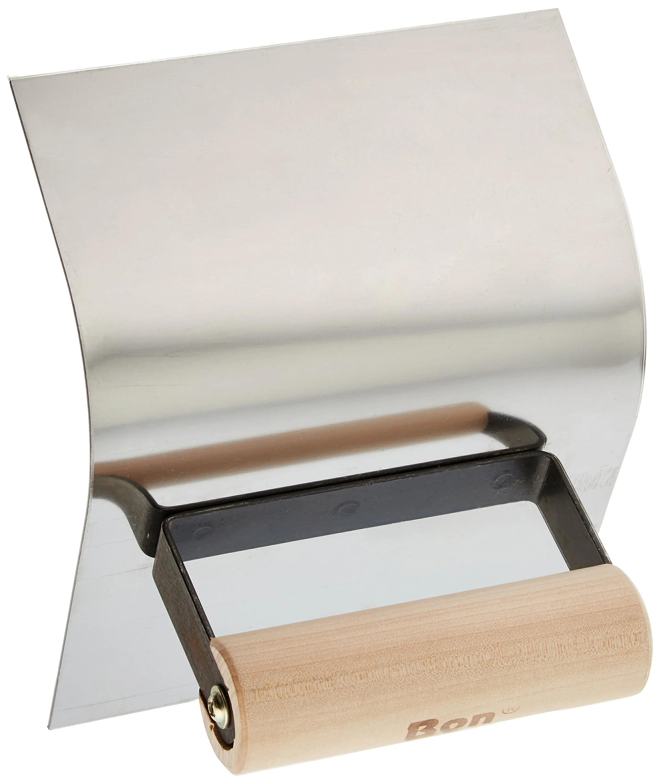 Bon 12-413 Curb Tool – 6-in. X 5-in. – 2-in. Radius Wood Handle