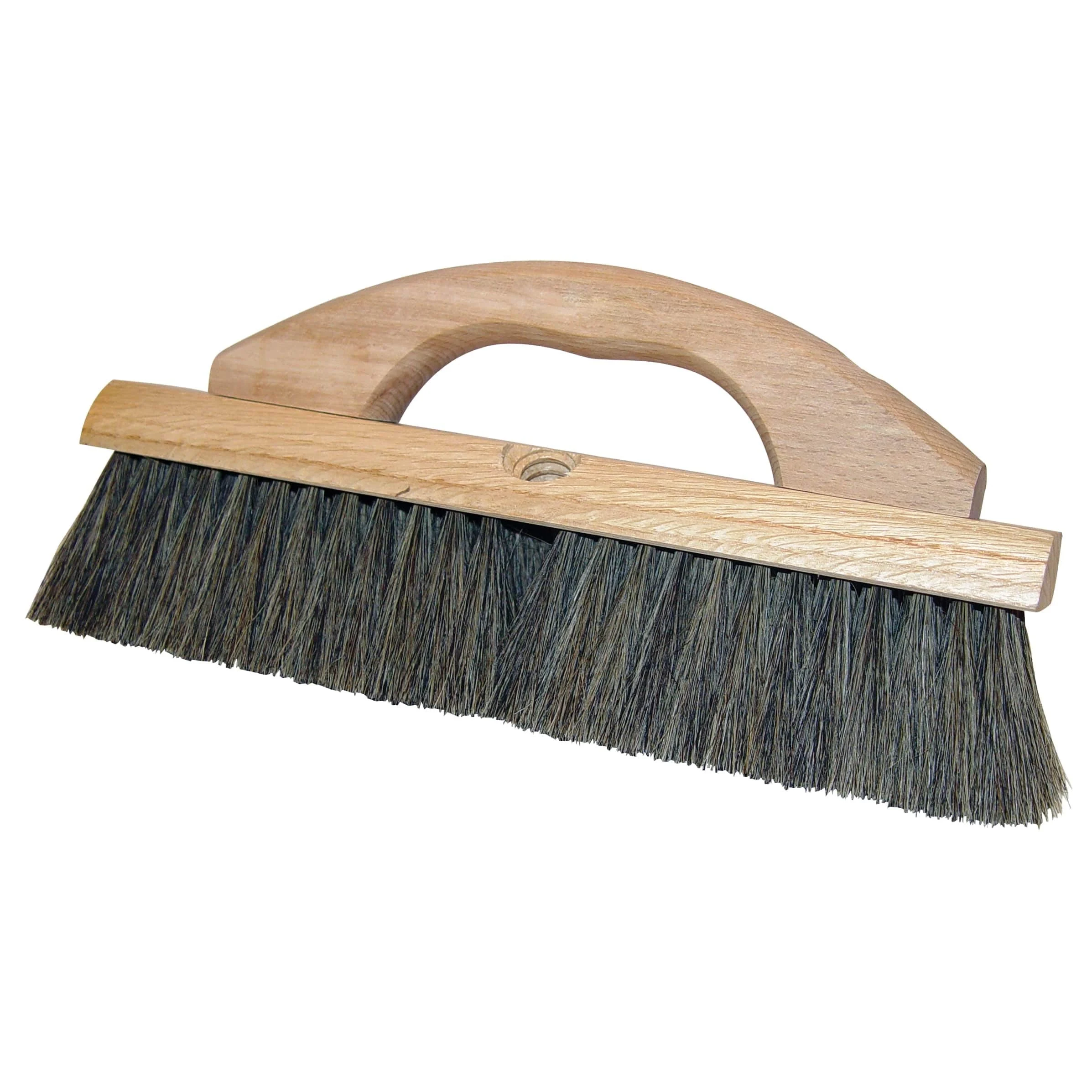 Bon 22-311 Block Brush – Soft Horsehair 12-in. Wood Handle