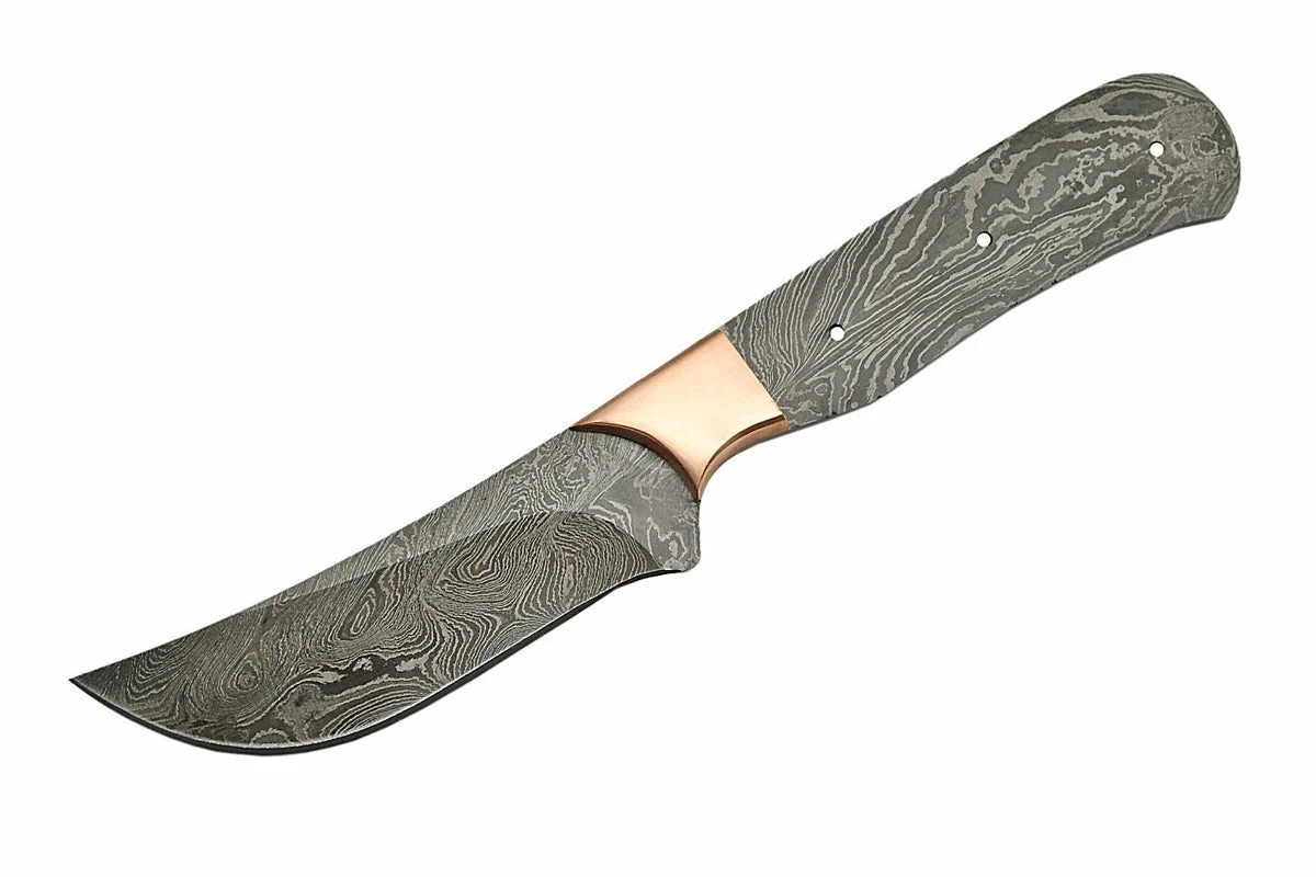 9″ Custom Handmade Damascus Fillet Blank Knife