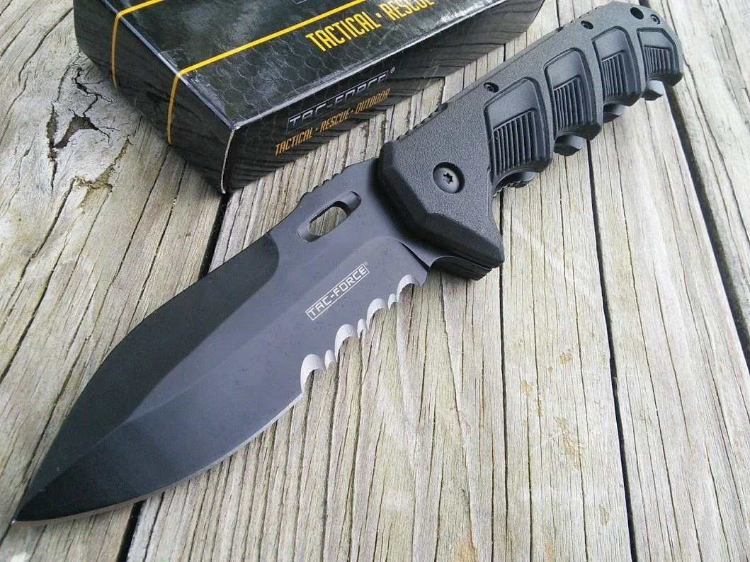 9″ Tac Force Speedster Model Ballistic Pocket Knife TF-942BK