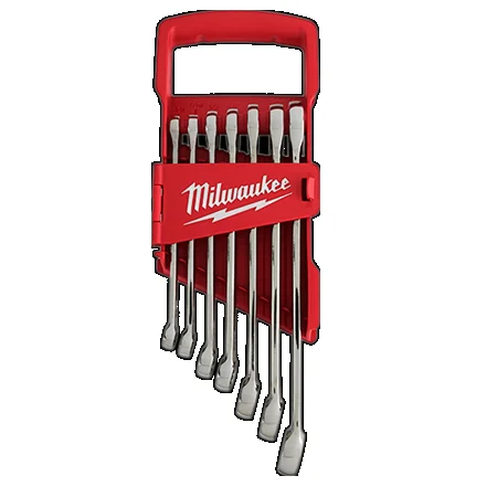 Milwaukee 7 Piece SAE Combination Wrench Set
