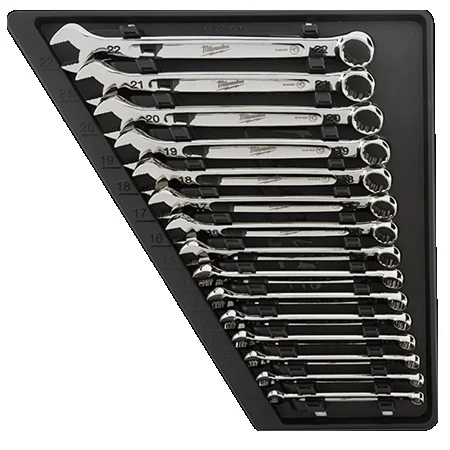 Milwaukee 15 Piece Metric Combination Wrench Set