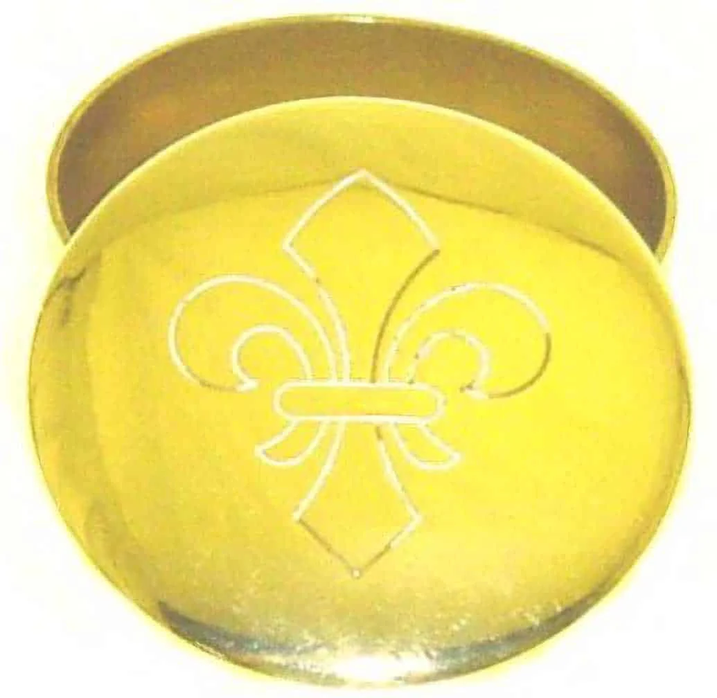 Cap or Pill Box – Brass