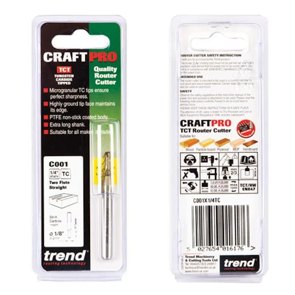 TrendTwo Flute Cutter 3.2mm diameter – C001X1/4TC