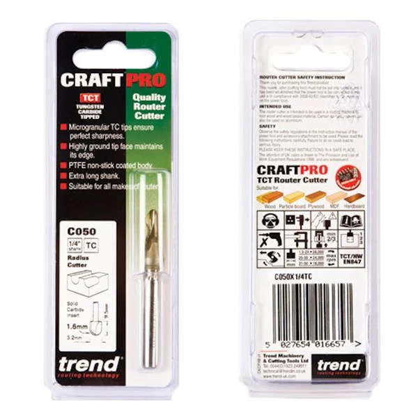 TrendRadius 1.6mm radius x 3.2mm diameter- C050X1/4TC