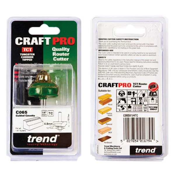 TrendCavetto 4.8mm radius- C065X1/4TC