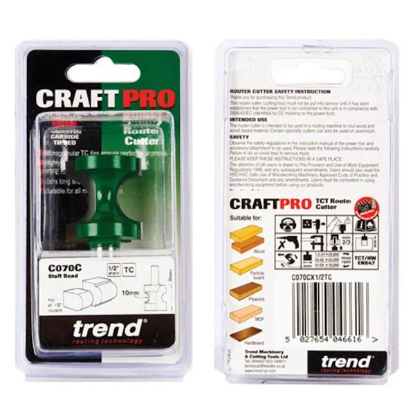TrendStaff bead 10mm radius – C070CX1/2TC