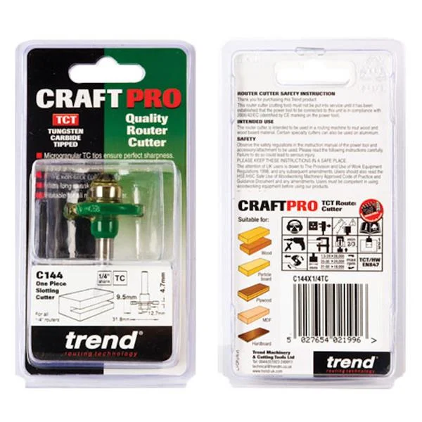 TrendSlotting 4.7mm cut- C144X1/4TC
