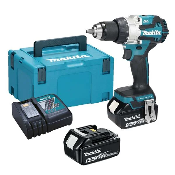 MakitaDHP489RTJ – LXT – 18v Hammer Driver Drill – 2×5.0Ah Batts