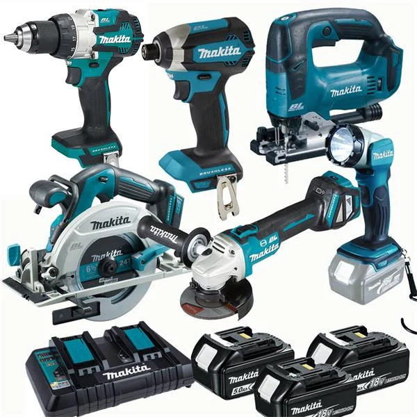 MakitaDLX6130TX1 – 18v LXT Cordless Combo Kit – 3x5Ah – 6pc