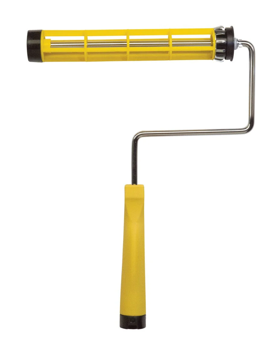 9″ Heavy-duty Roller Cage Frame with metal retaining ring