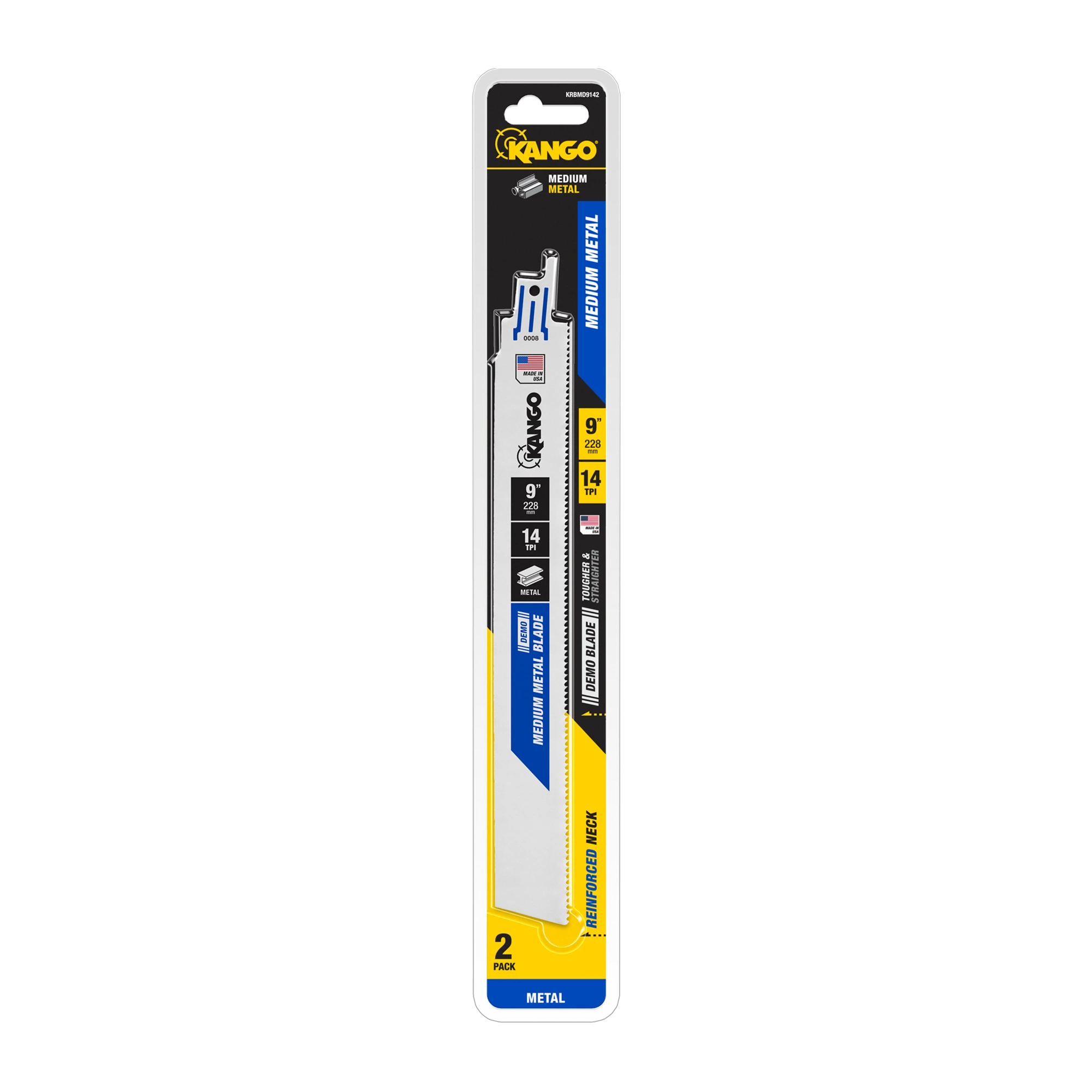 228mm 14TPI Demo Metal Recip Saw Blade – 2 Pack