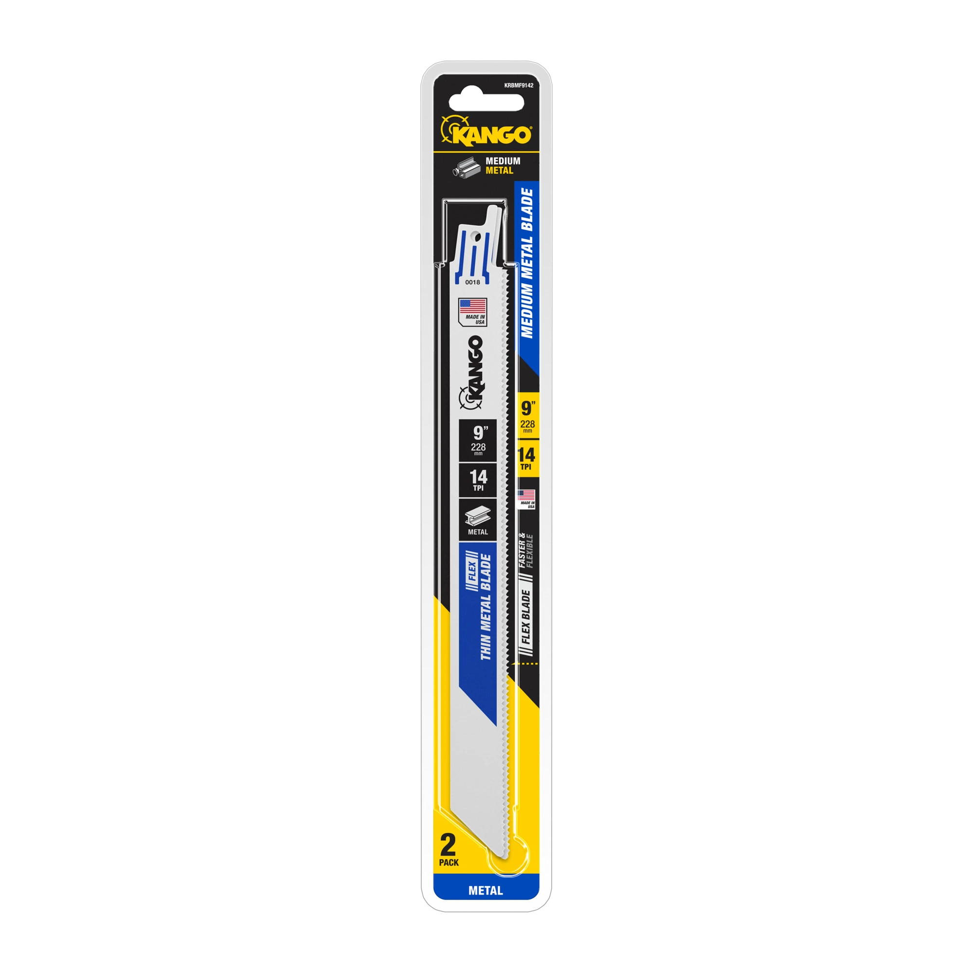 228mm 14TPI Flex Metal Recip Saw Blade – 2 Pack