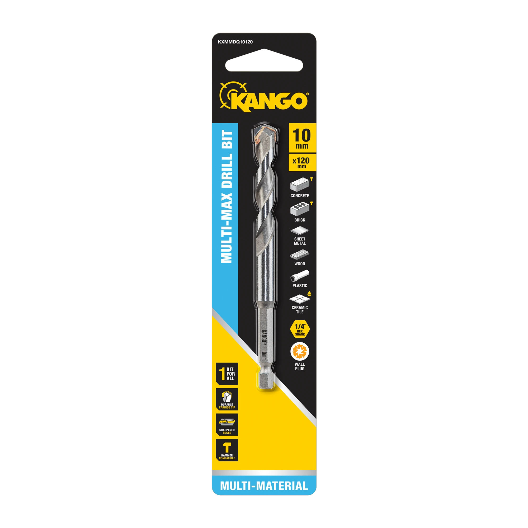 10 x 120mm MULTI-MAX MULTI MATERIAL DRILL BIT RANGE