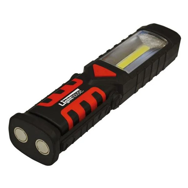 LighthouseL/HSWIVELCOB – 3W COB LedSwivel Base Torch – 3xAAA Batts