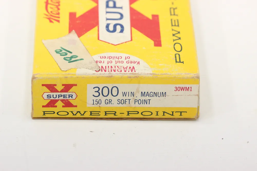 300 Winchester Magnum Ammo – 150 Grain Soft Point – Vintage Box