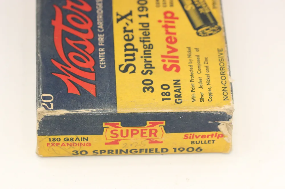 30-06 Springfield Ammo – 180 Grain Silvertip – Vintage Box