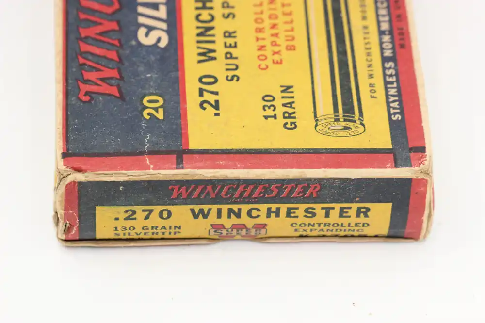 270 Winchester Ammo – Mixed Box – Vintage Box