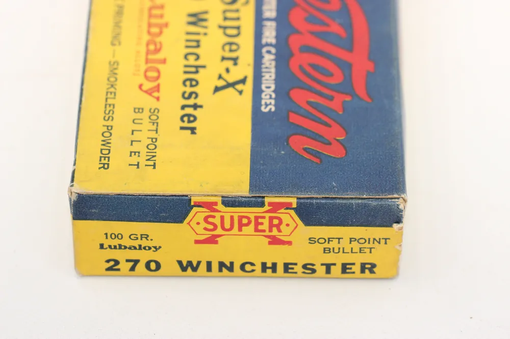 270 Winchester Ammo – 100 Grain – Vintage Box