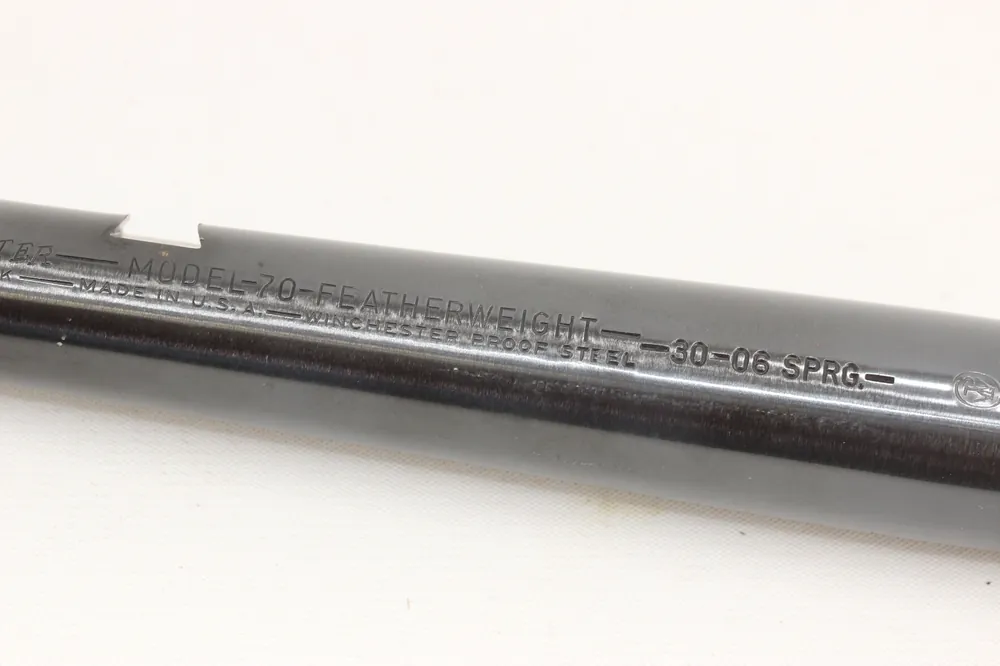 .30-06 Springfield Featherweight Barrel – Undated – Custom Shop Markings – 95%