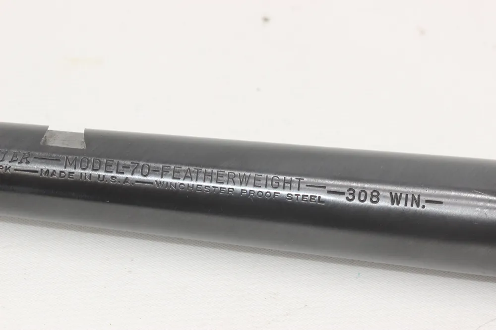 .308 Win Featherweight Barrel – 1953 – Reblued